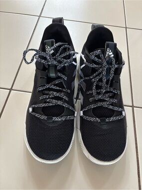 adidas Black and White Knit Training Shoes Women’s 7 1/2